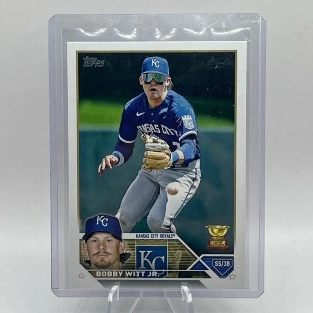 Bobby Witt Jr Gold Cup Rookie Card 2023 Topps Series 1 #7 MLB Kansas City Royals